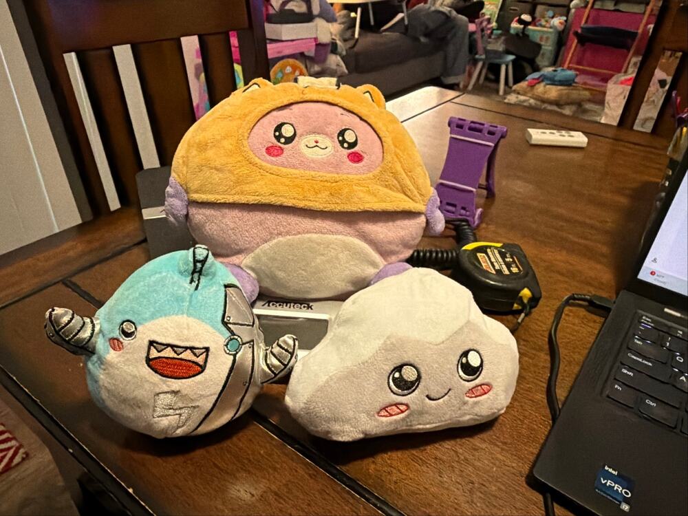 Lankybox Rocky, Thicc Foxy, Cyborg Thicc Shark